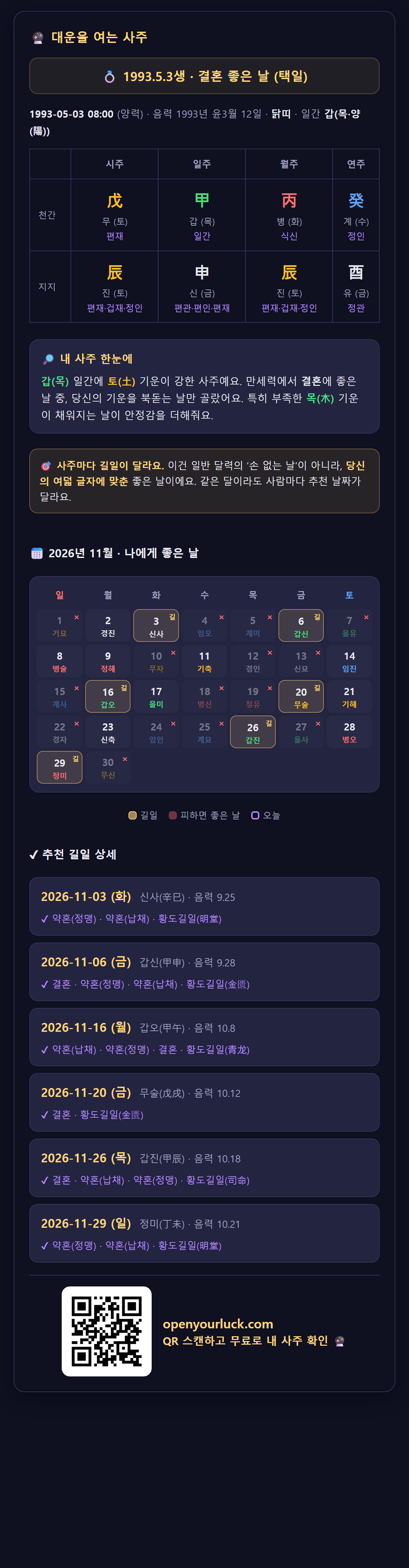 프리미엄 결과 샘플